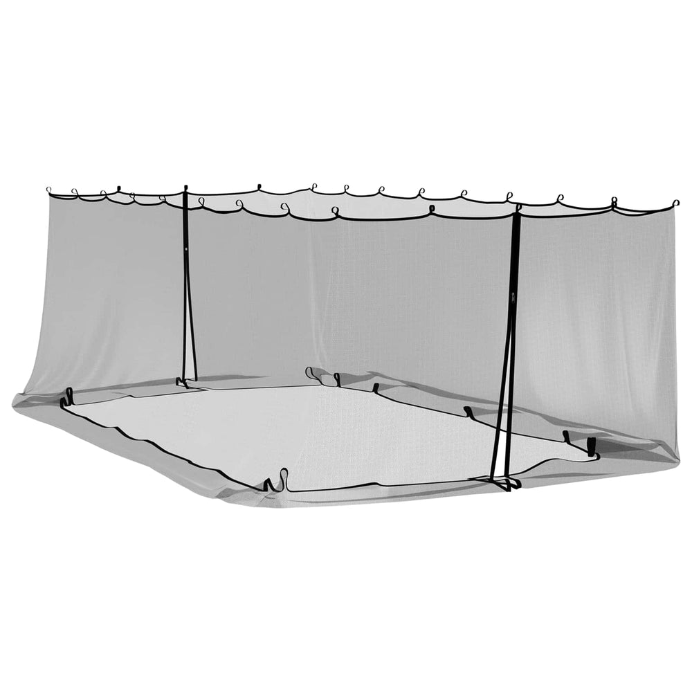 Uodų tinklelį pavėsinei 220 tinklas Juoda 6 x 3 x 2 m