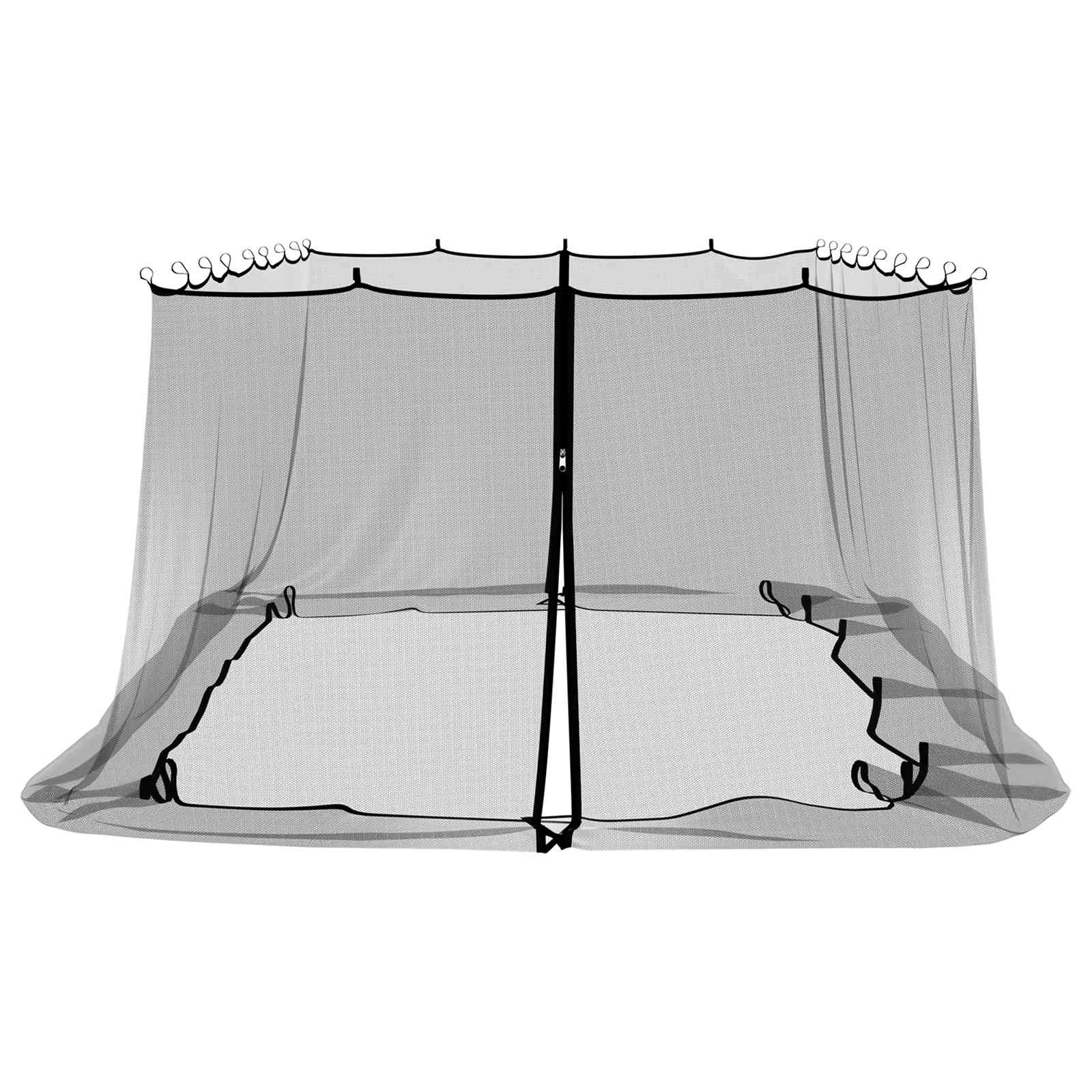 Uodų tinklelį pavėsinei 220 tinklas Juoda 6 x 3 x 2 m