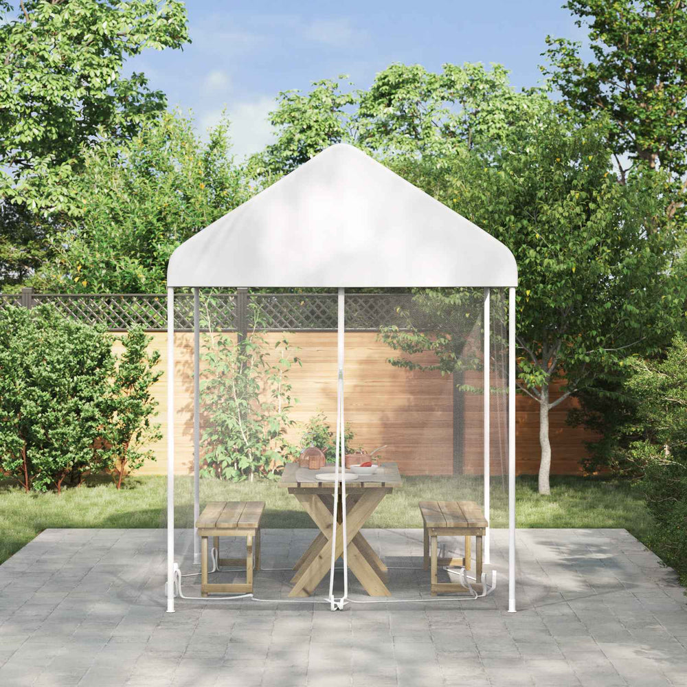 Uodų tinklelį pavėsinei 220 tinklas Balta 2 x 2 x 2 m