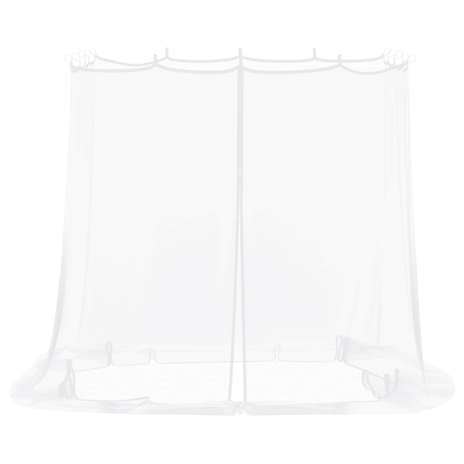 Uodų tinklelį pavėsinei 220 tinklas Balta 2 x 2 x 2 m