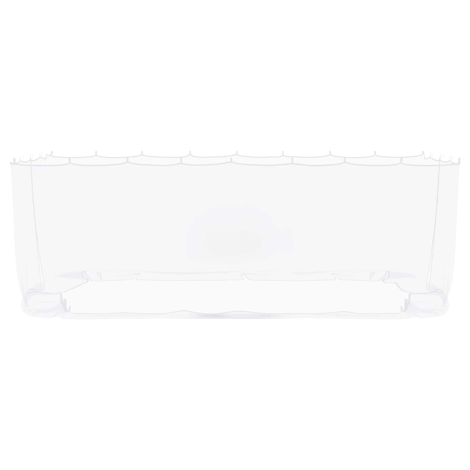 Uodų tinklelį pavėsinei 220 tinklas Balta 6 x 3 x 2 m