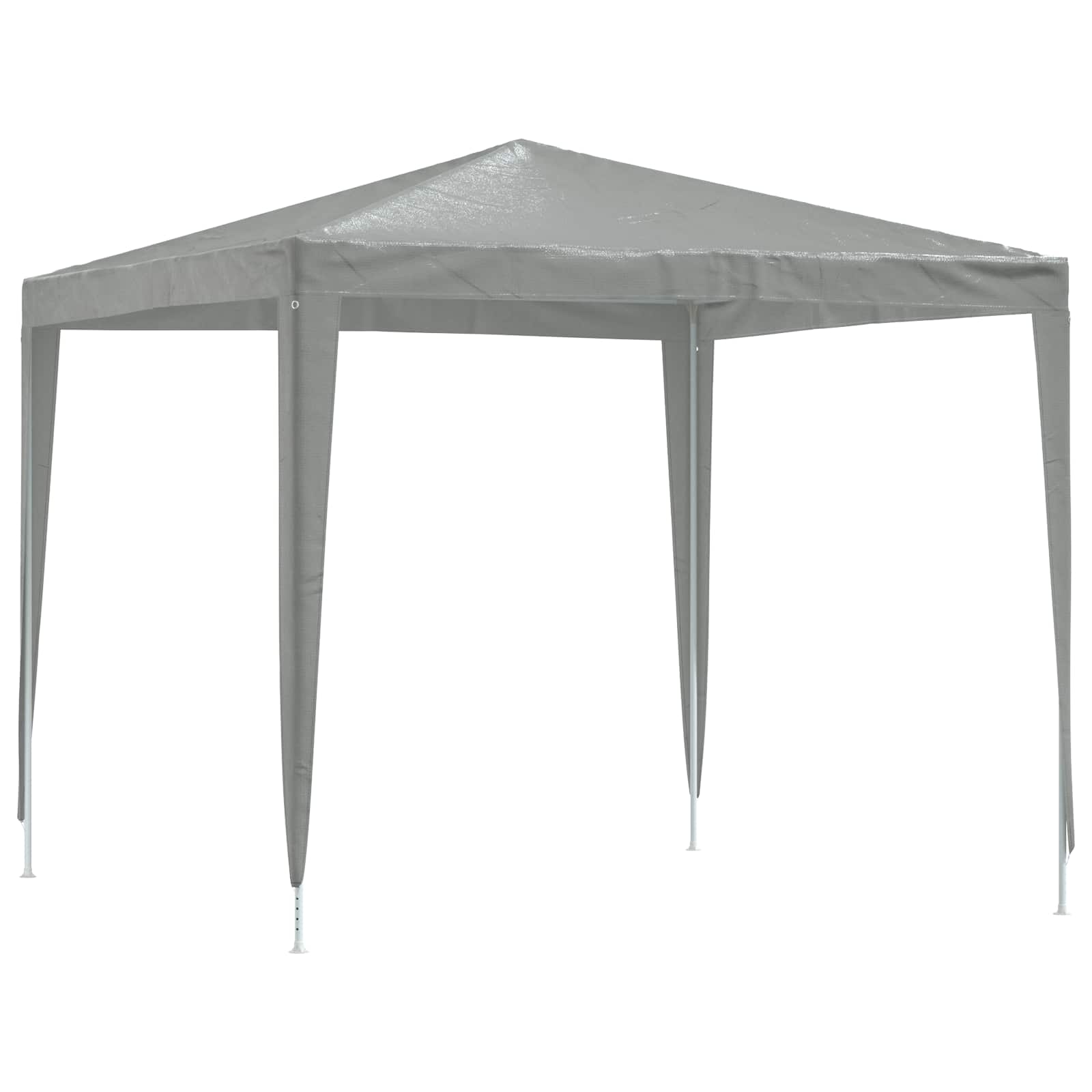 Šventės palapinė 250 x 250 x 240 cm Šviesiai pilka