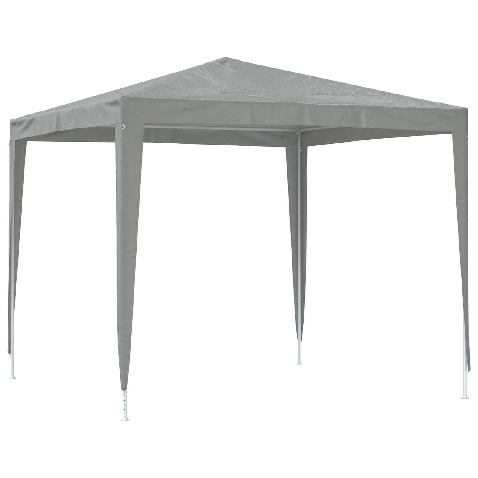 Šventės palapinė 250 x 250 x 240 cm Šviesiai pilka