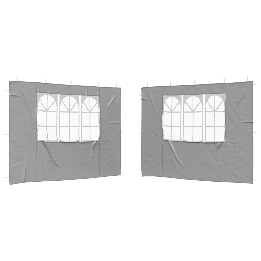 Šventinės palapinės šoninė siena 2 pcs 300 x 195 cm