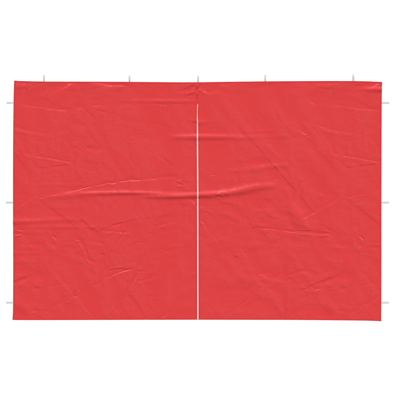 Šventinės palapinės šoninė siena 2 pcs Raudona 300 x 195 cm