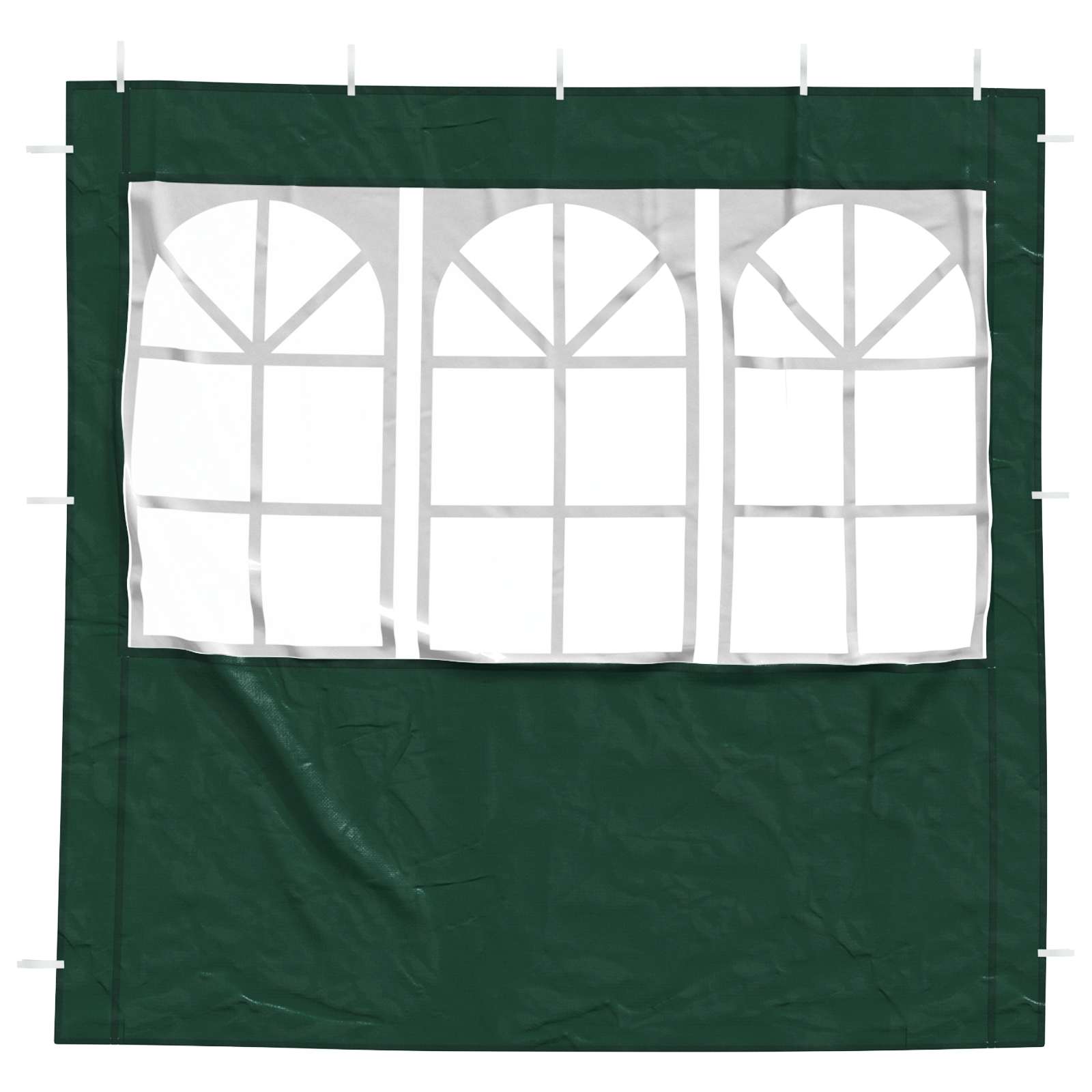 Šventinės palapinės šoninė siena 2 pcs 200 x 195 cm Žalia