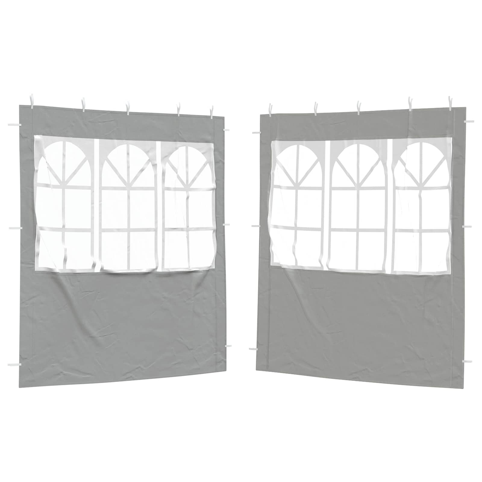 Šventinės palapinės šoninė siena 2 pcs 200 x 195 cm