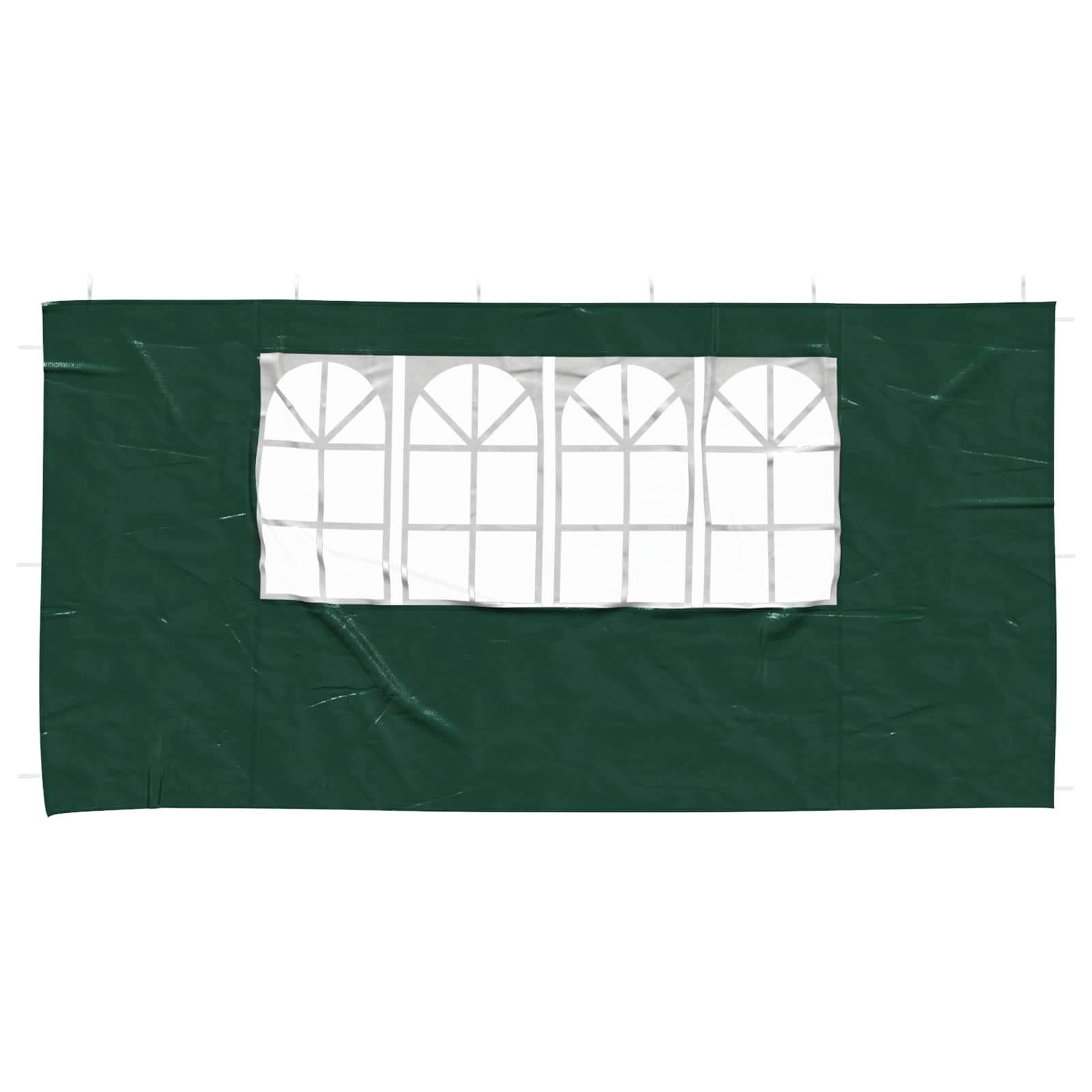 Šventinės palapinės šoninė siena 2 pcs 400 x 195 cm Žalia