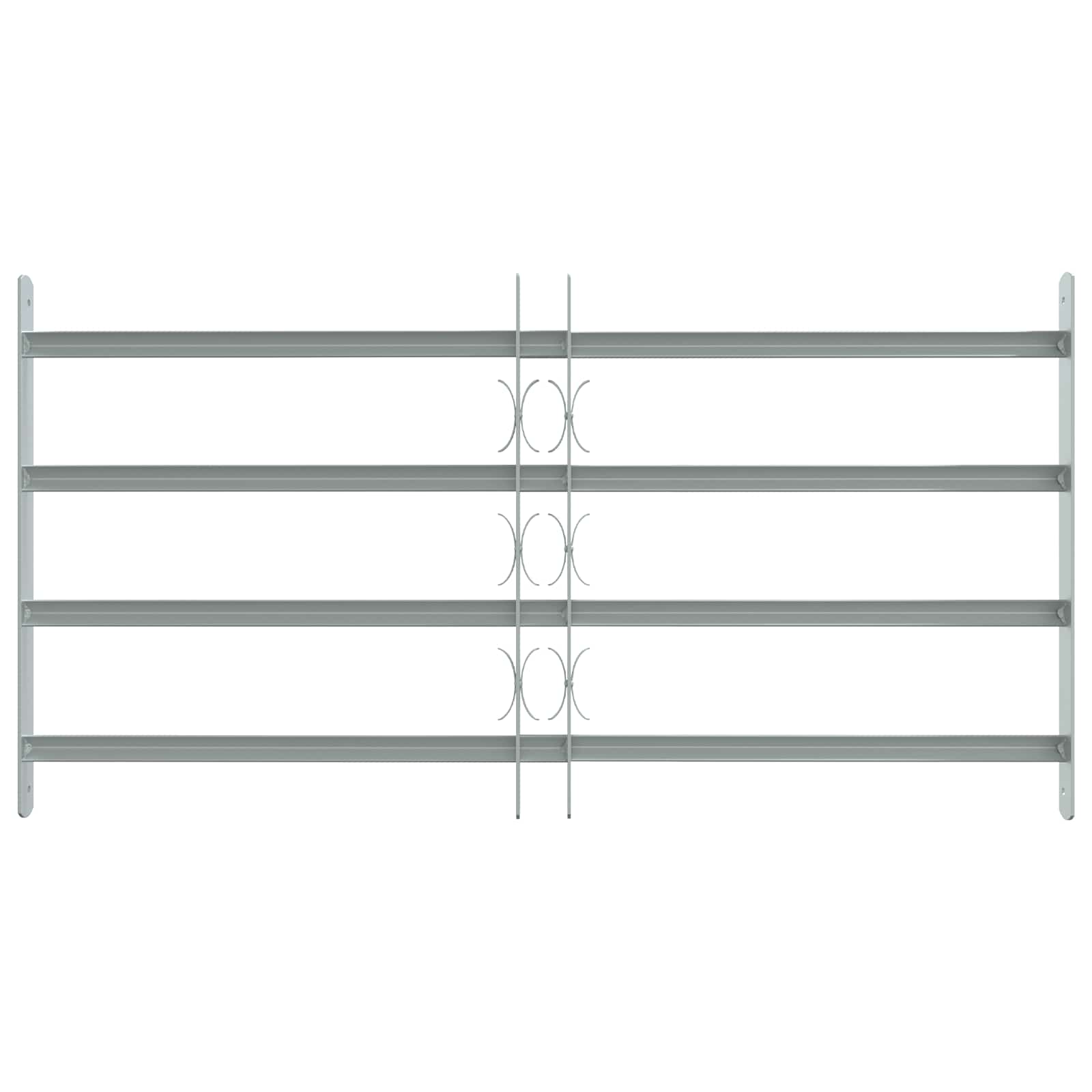 Saugumo grotelės langams su 4 kryžmėmis 3 pcs 630-1140 mm
