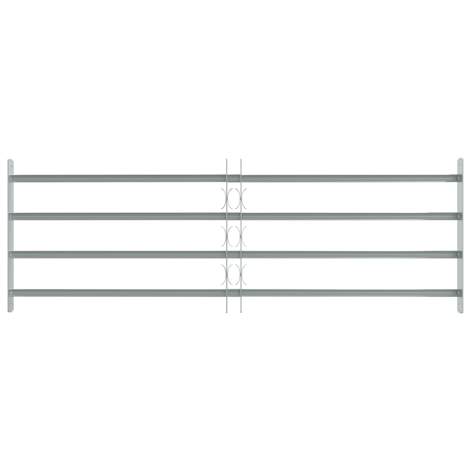 Saugumo grotelės langams su 4 kryžmėmis 3 pcs 930-1740 mm