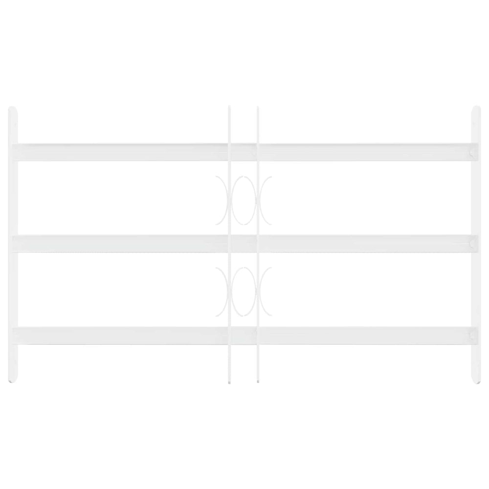Langų saugos grotelės su 3 skersinėmis 43-74 cm