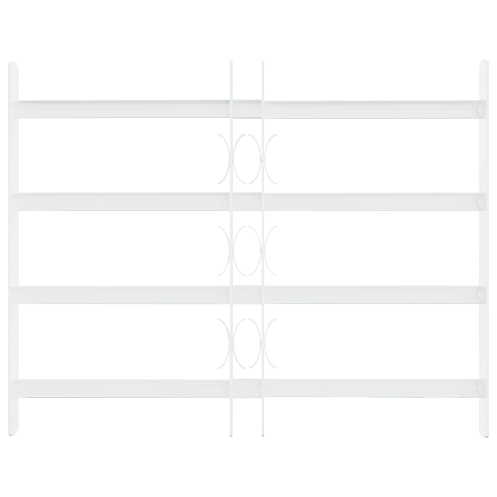 Saugumo grotelės langams su 4 kryžmėmis 3 pcs 43-74 cm