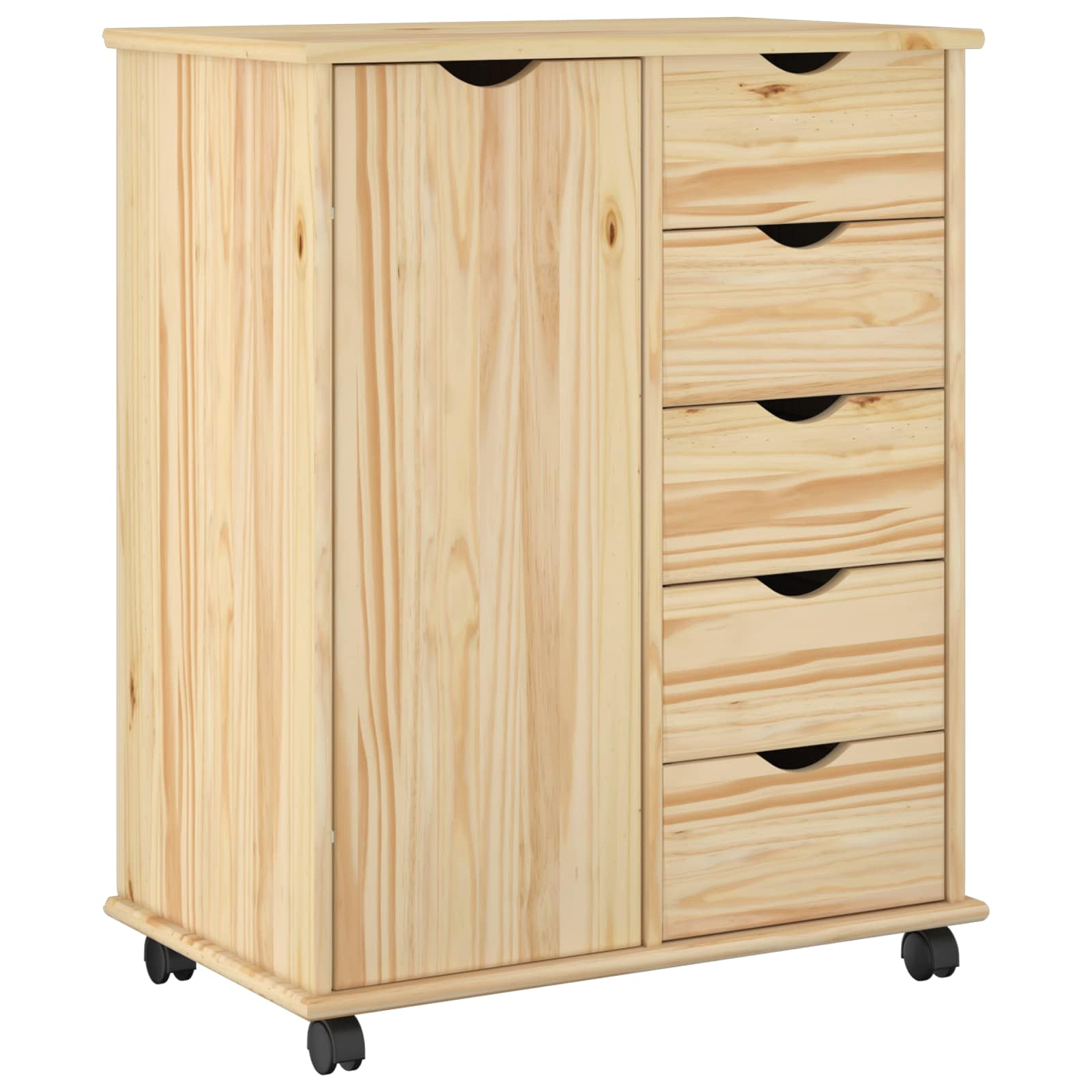 Ratuotas kabinetas Ruda 63,5 x 39 x 79 cm Kietas pušies medis