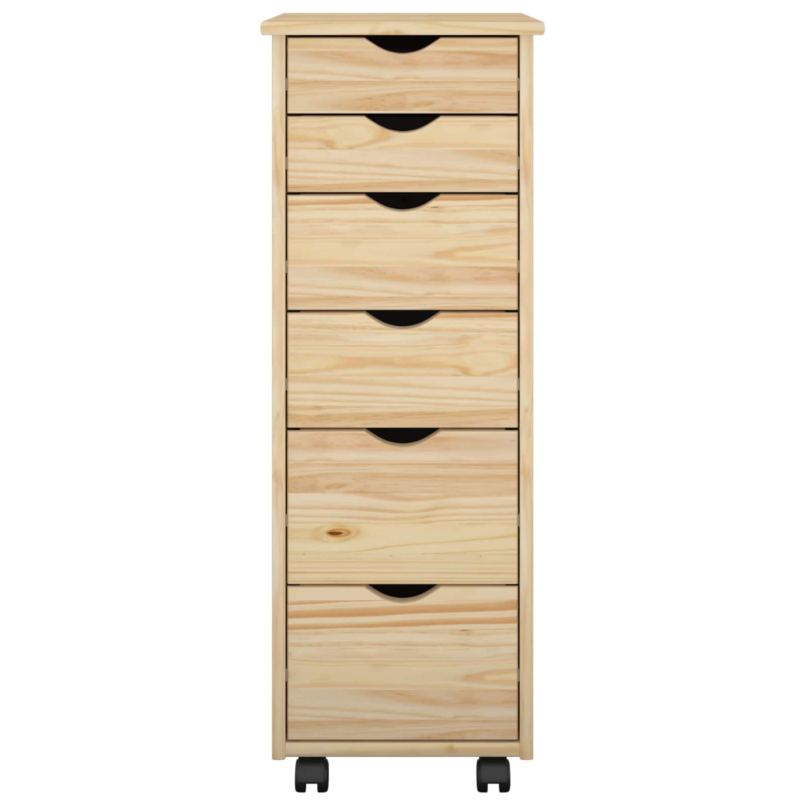 Ratuotas kabinetas Ruda 34 x 39 x 93,5 cm Kietas pušies medis
