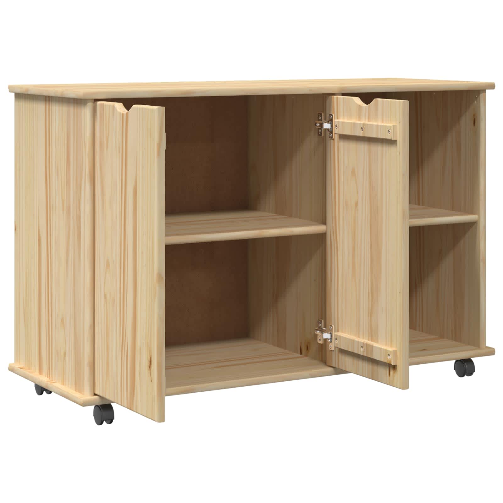 Ratuotas kabinetas Ruda 100 x 39 x 65,5 cm Kietas pušies medis