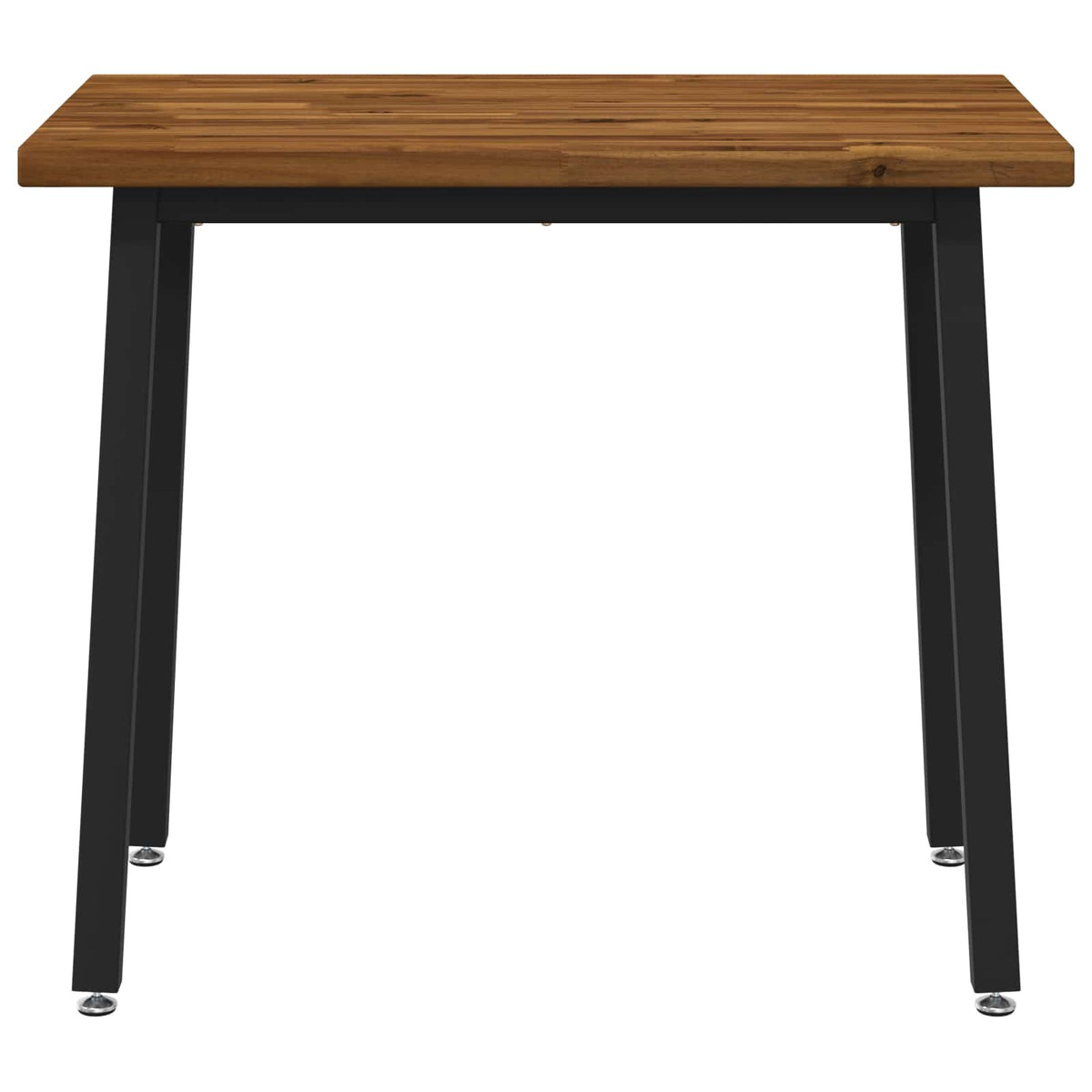 90 x 55 x 75 cm Kietos akacijos mediena Natūrali ir juoda