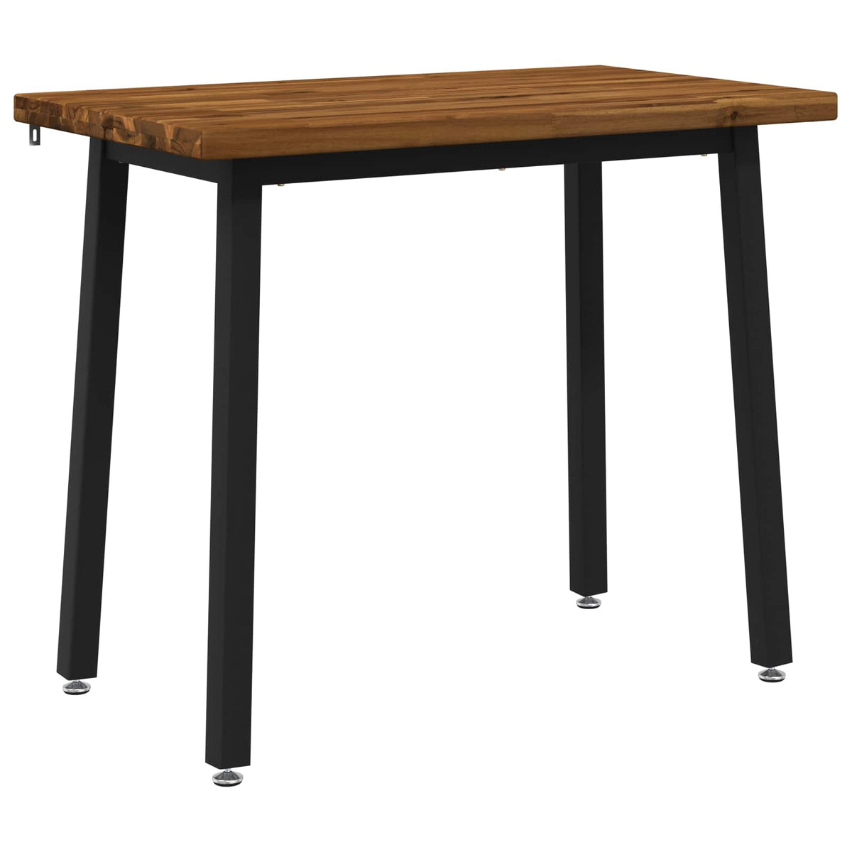 110 x 55 x 75 cm Kietos akacijos mediena Natūrali ir juoda
