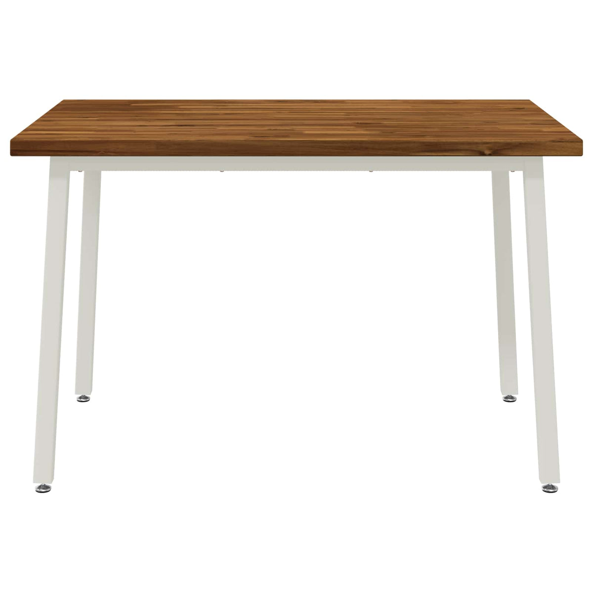 120 x 70 x 75 cm Kietos akacijos mediena Natūrali ir Balta