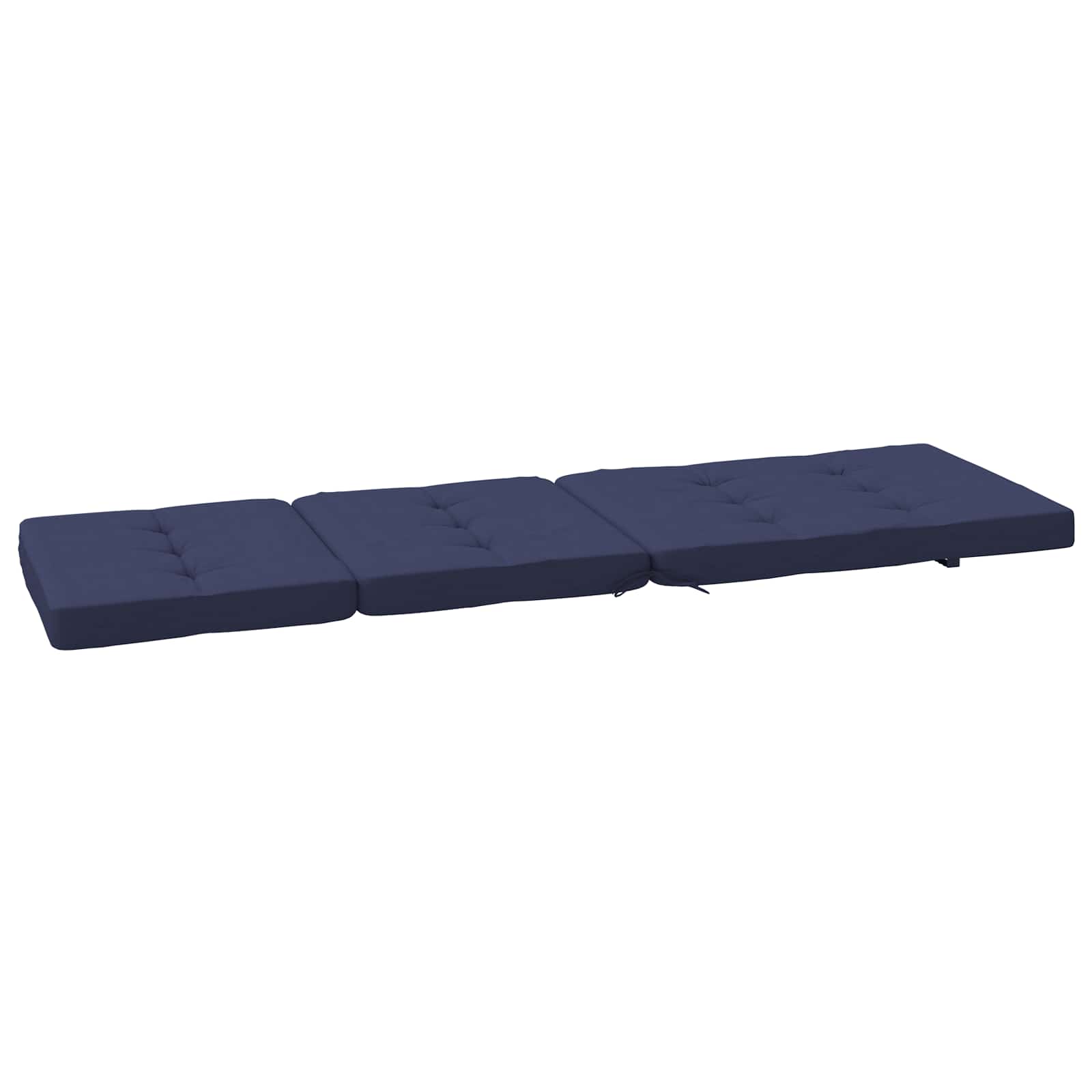 Lauko pagalvė 2 pcs Jūrinė mėlyna 180 x 55 x 7 cm Audinys