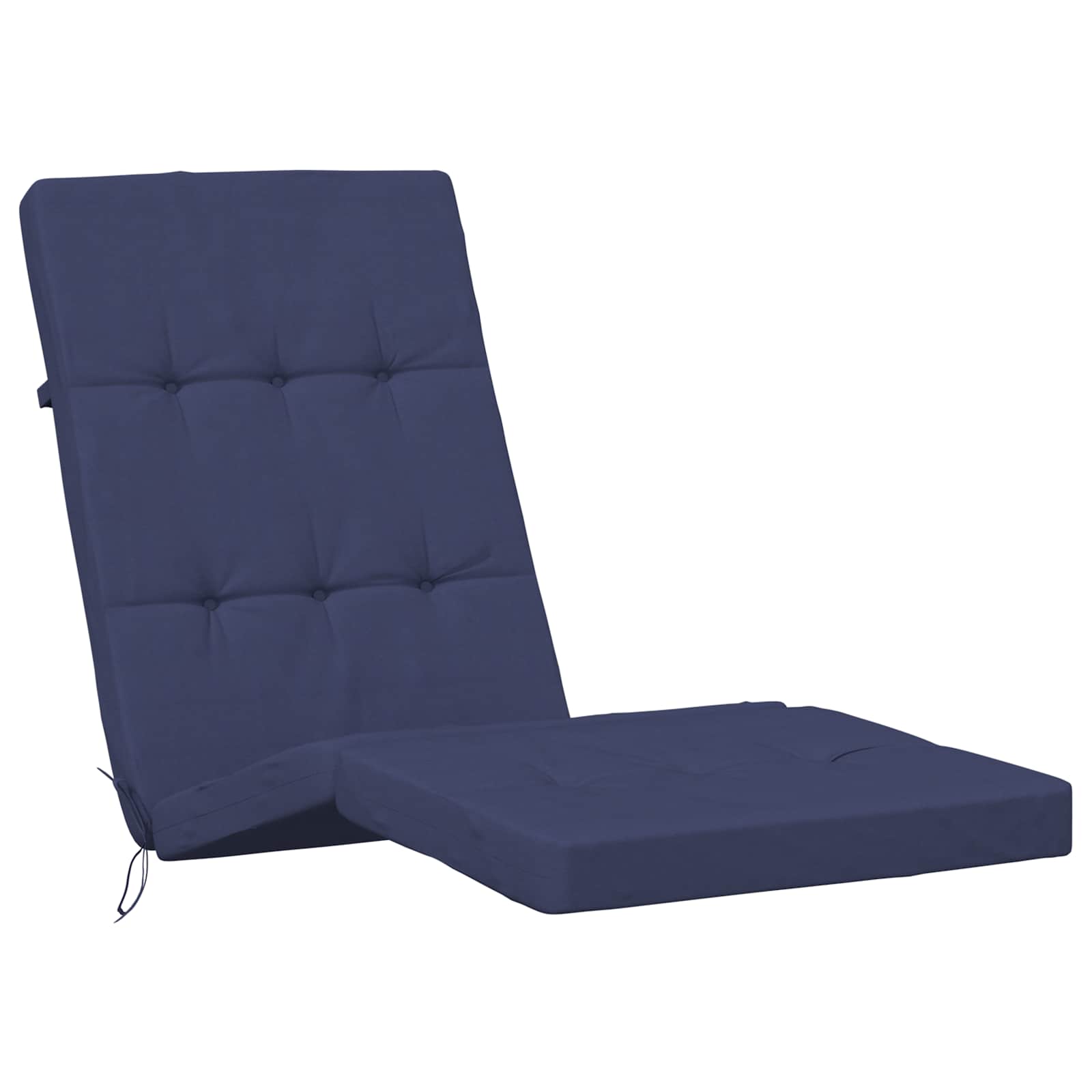 Lauko pagalvė 2 pcs Jūrinė mėlyna 180 x 55 x 7 cm Audinys