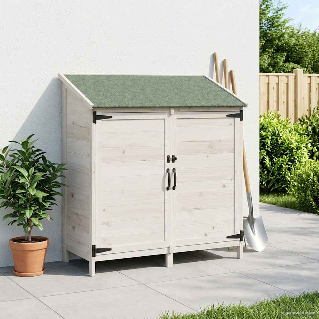 Sodo Sandėlys Balta 106,5 x 56 x 113,5 cm Apdirbta mediena