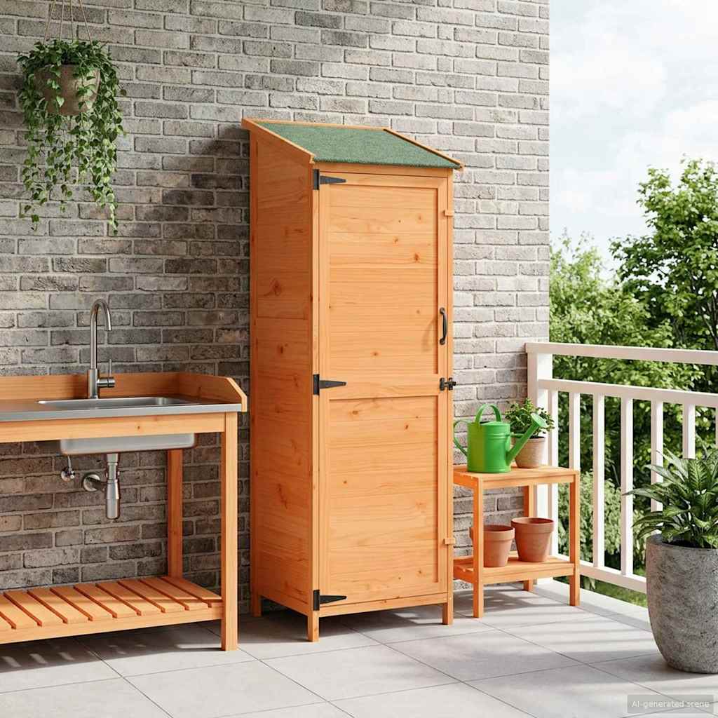 Sodo Sandėlys Ruda 59,5 x 56 x 176,5 cm Apdirbta mediena
