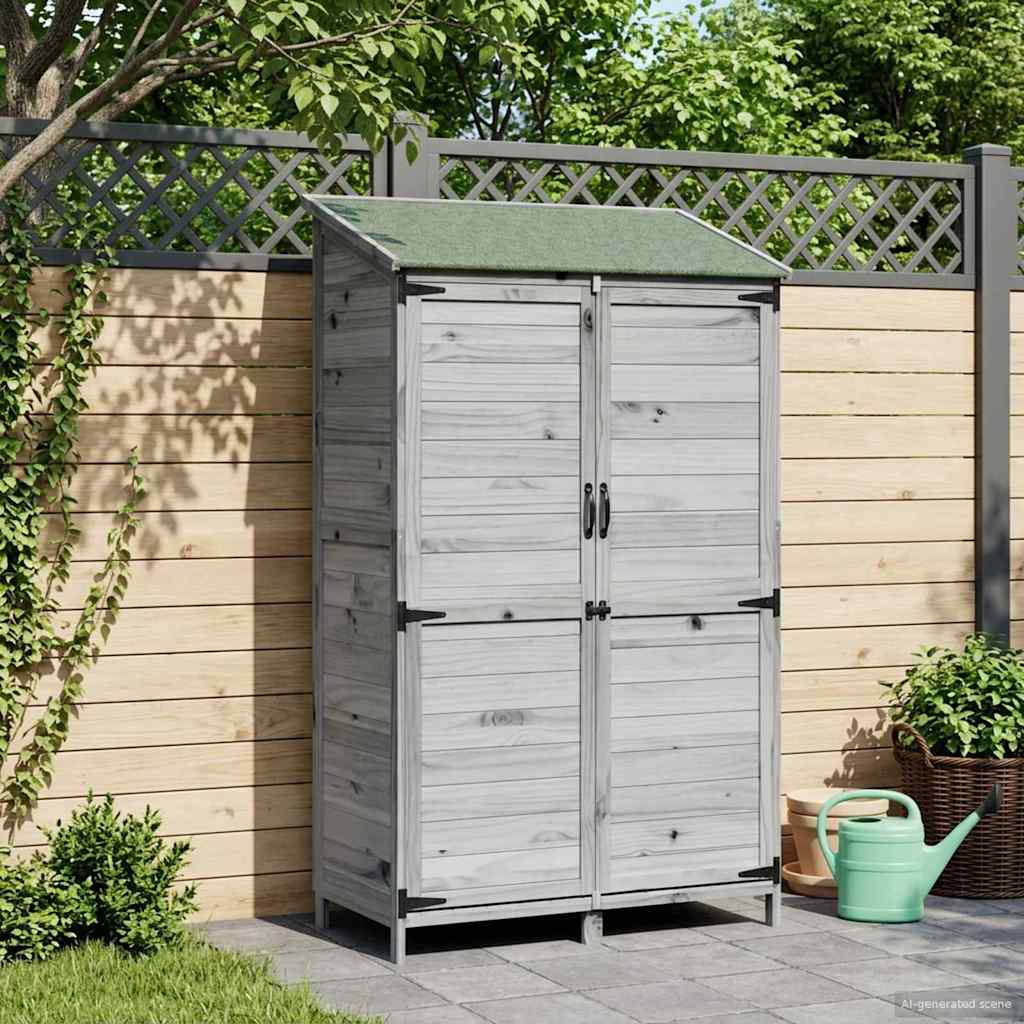 Sodo Sandėlys Pilka 106,5 x 56 x 176 cm Apdirbta mediena