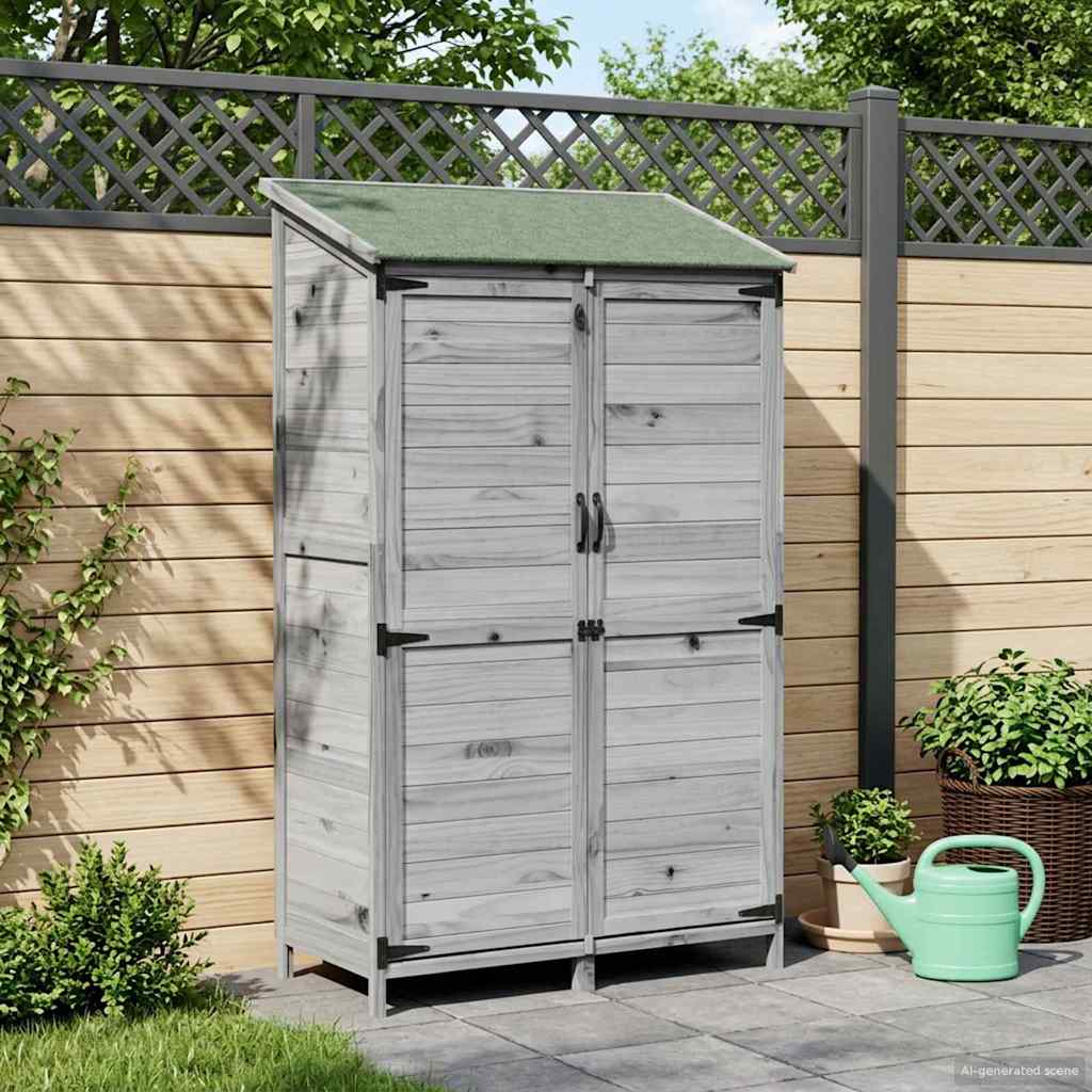 Sodo Sandėlys Pilka 106,5 x 56 x 176 cm Apdirbta mediena