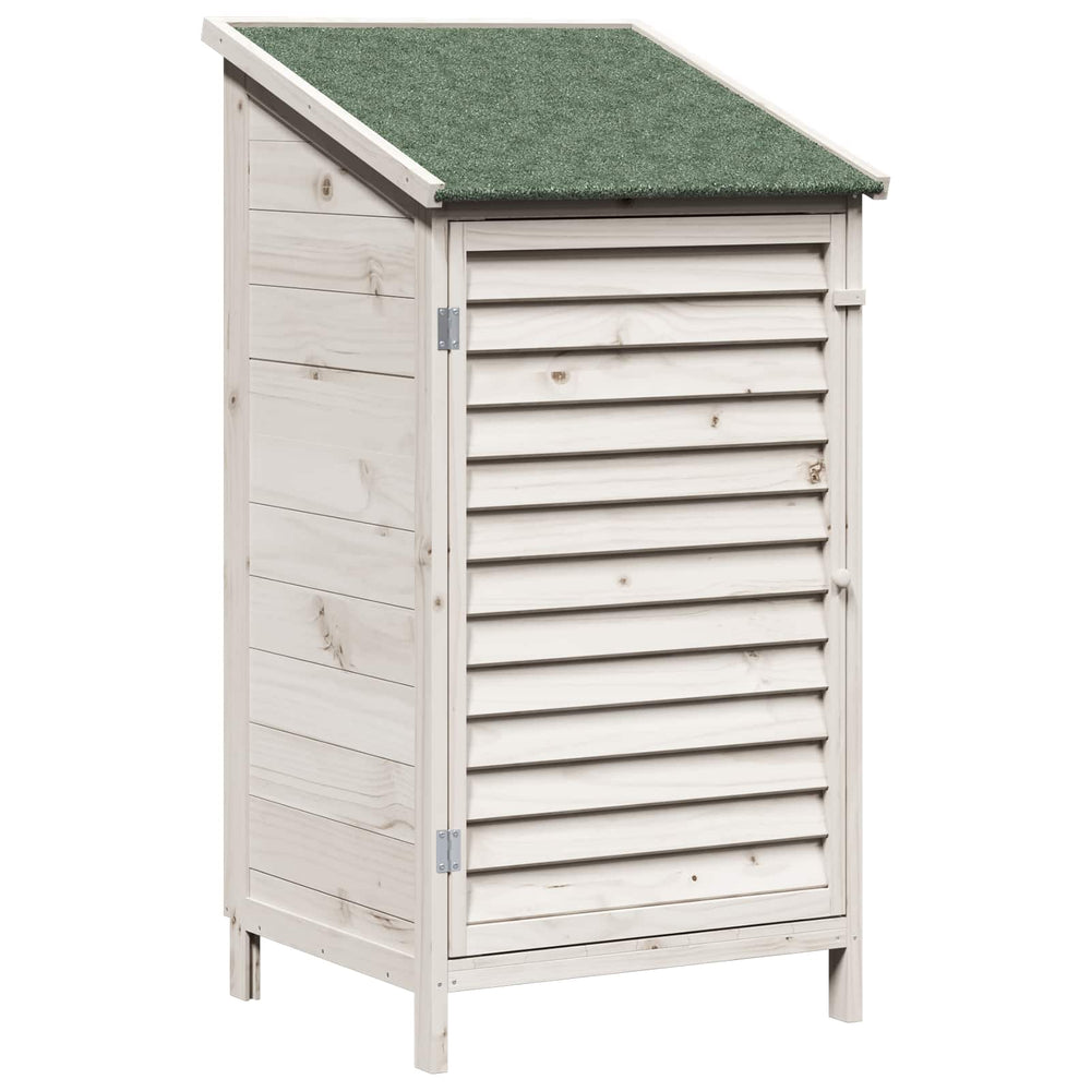Sodo Sandėlys Balta 59 x 56 x 113,5 cm Kietasis pušinis medis