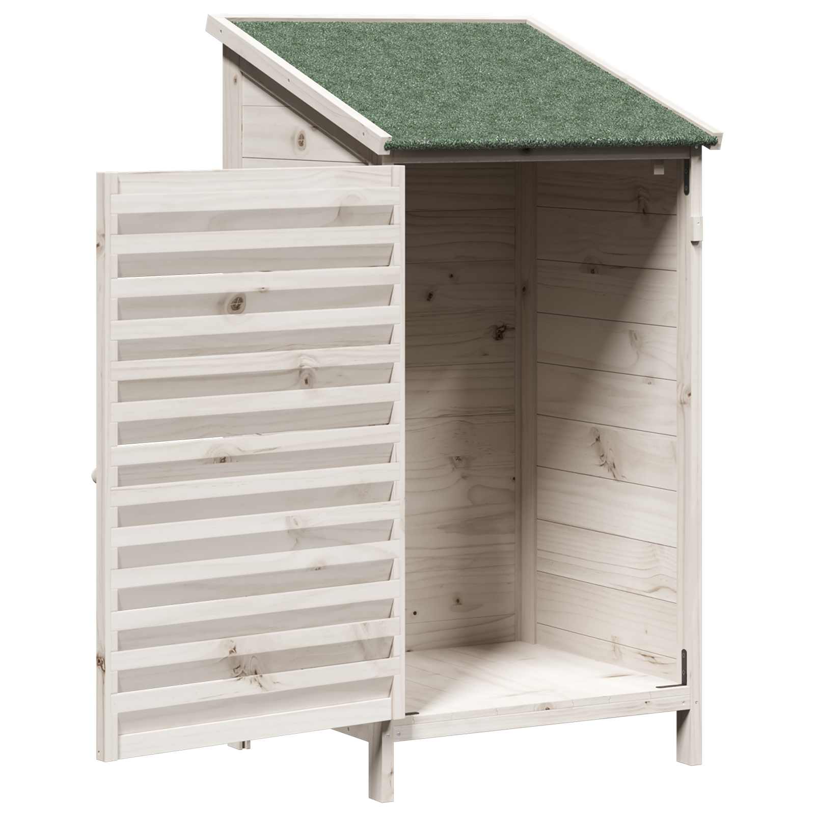 Sodo Sandėlys Balta 59 x 56 x 113,5 cm Kietasis pušinis medis