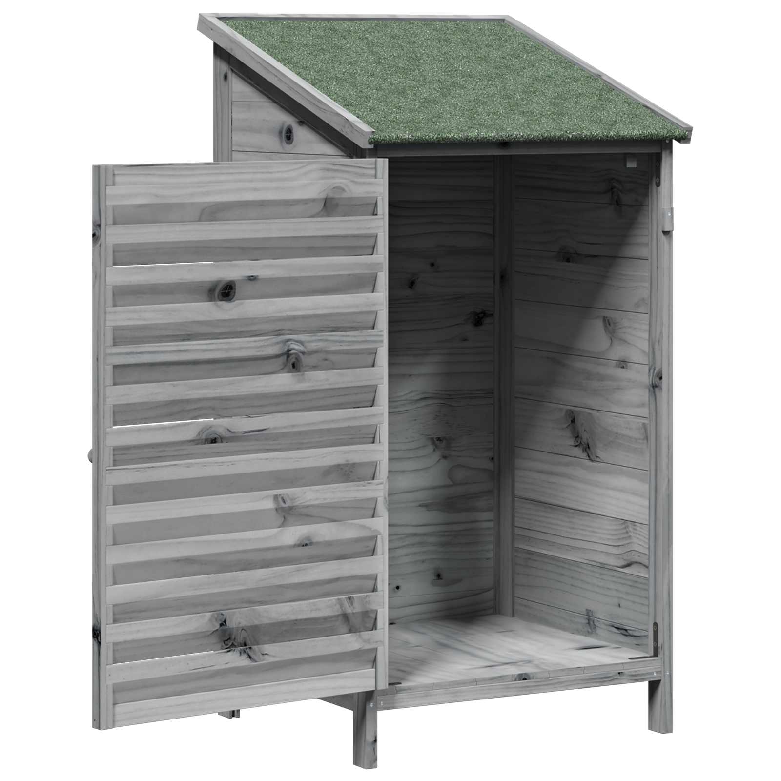 Sodo Sandėlys Pilka 59 x 56 x 113,5 cm Kietasis pušinis medis