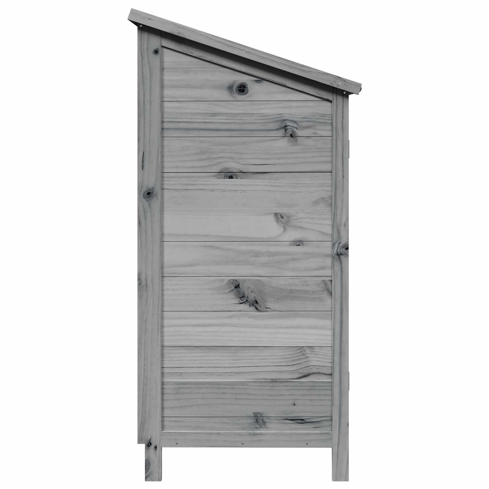Sodo Sandėlys Pilka 59 x 56 x 113,5 cm Kietasis pušinis medis