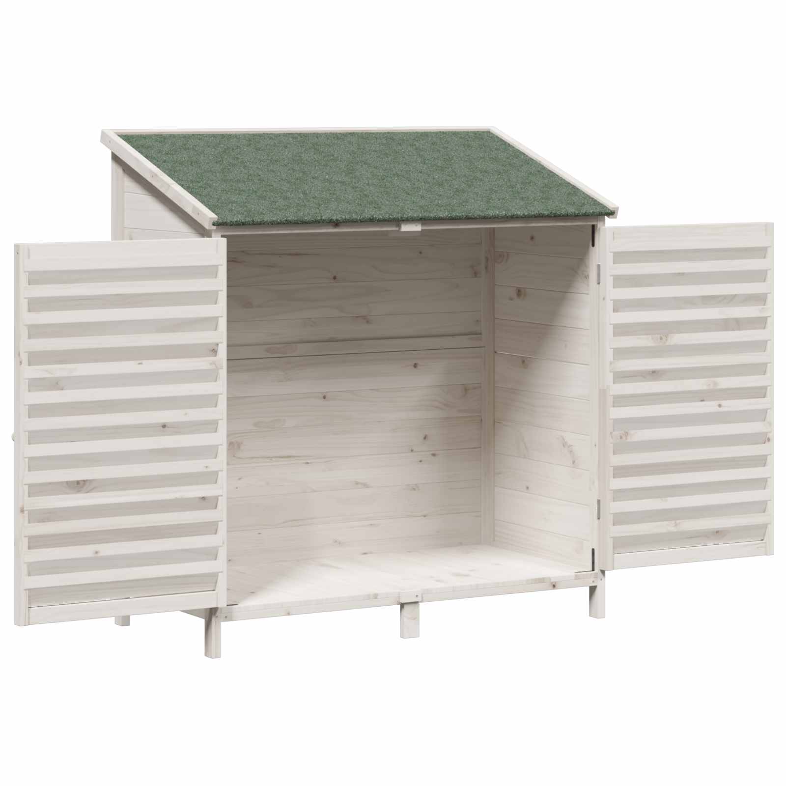 Sodo Sandėlys Balta 106 x 56 x 113,5 cm Kietasis pušinis medis