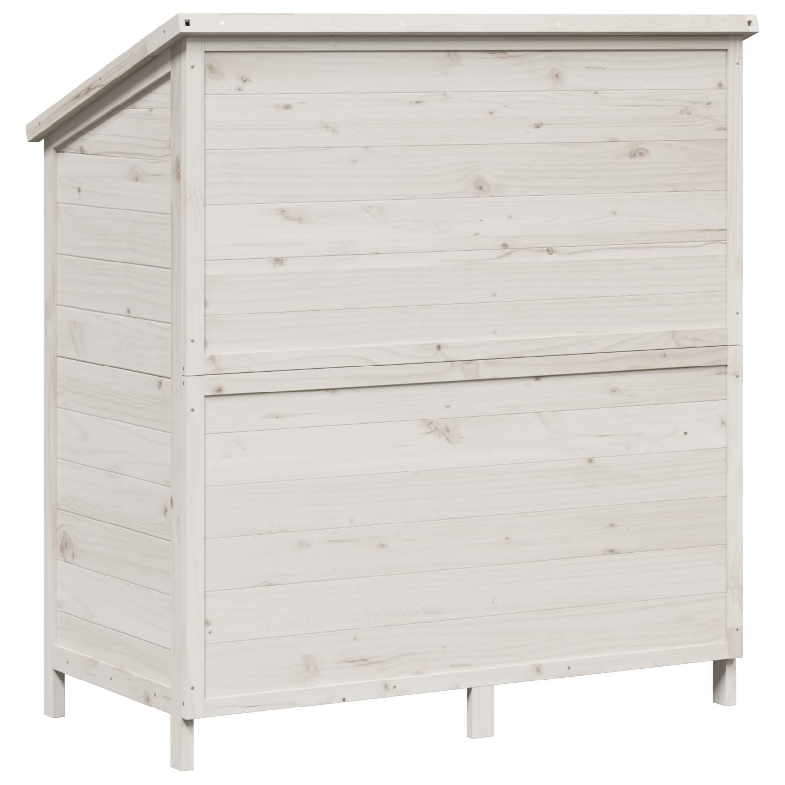 Sodo Sandėlys Balta 106 x 56 x 113,5 cm Kietasis pušinis medis