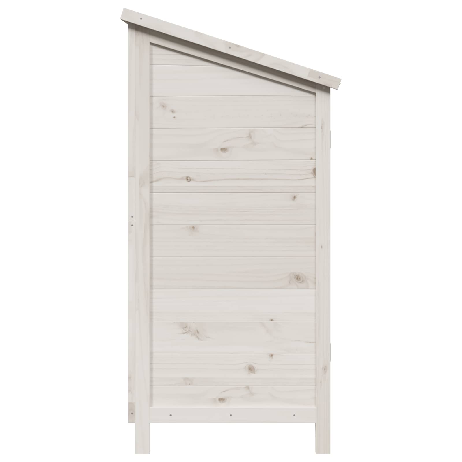 Sodo Sandėlys Balta 106 x 56 x 113,5 cm Kietasis pušinis medis