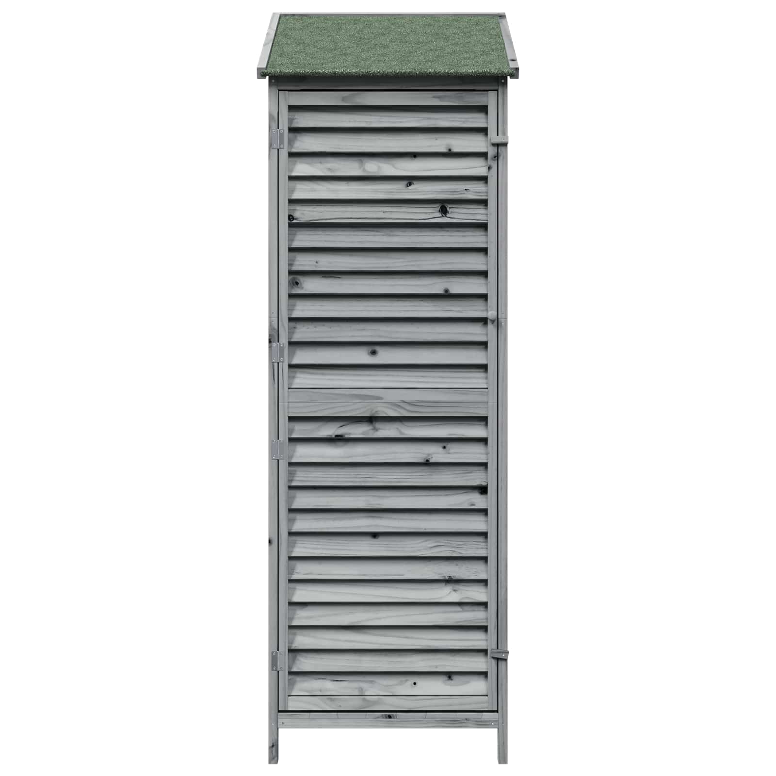 Sodo Sandėlys Pilka 59 x 56 x 176 cm Kietasis pušinis medis