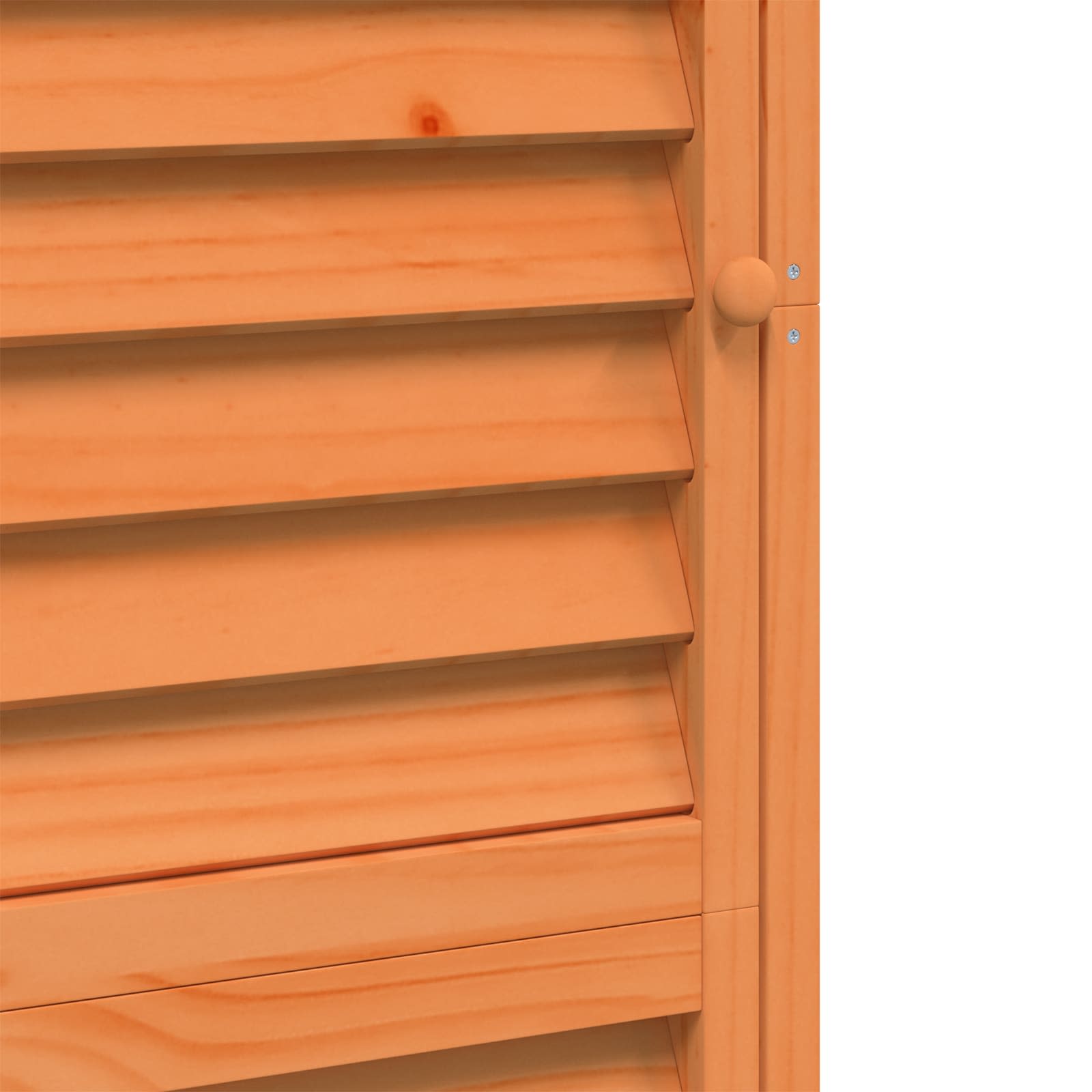Sodo Sandėlys Ruda 59 x 56 x 176 cm Kietasis pušinis medis