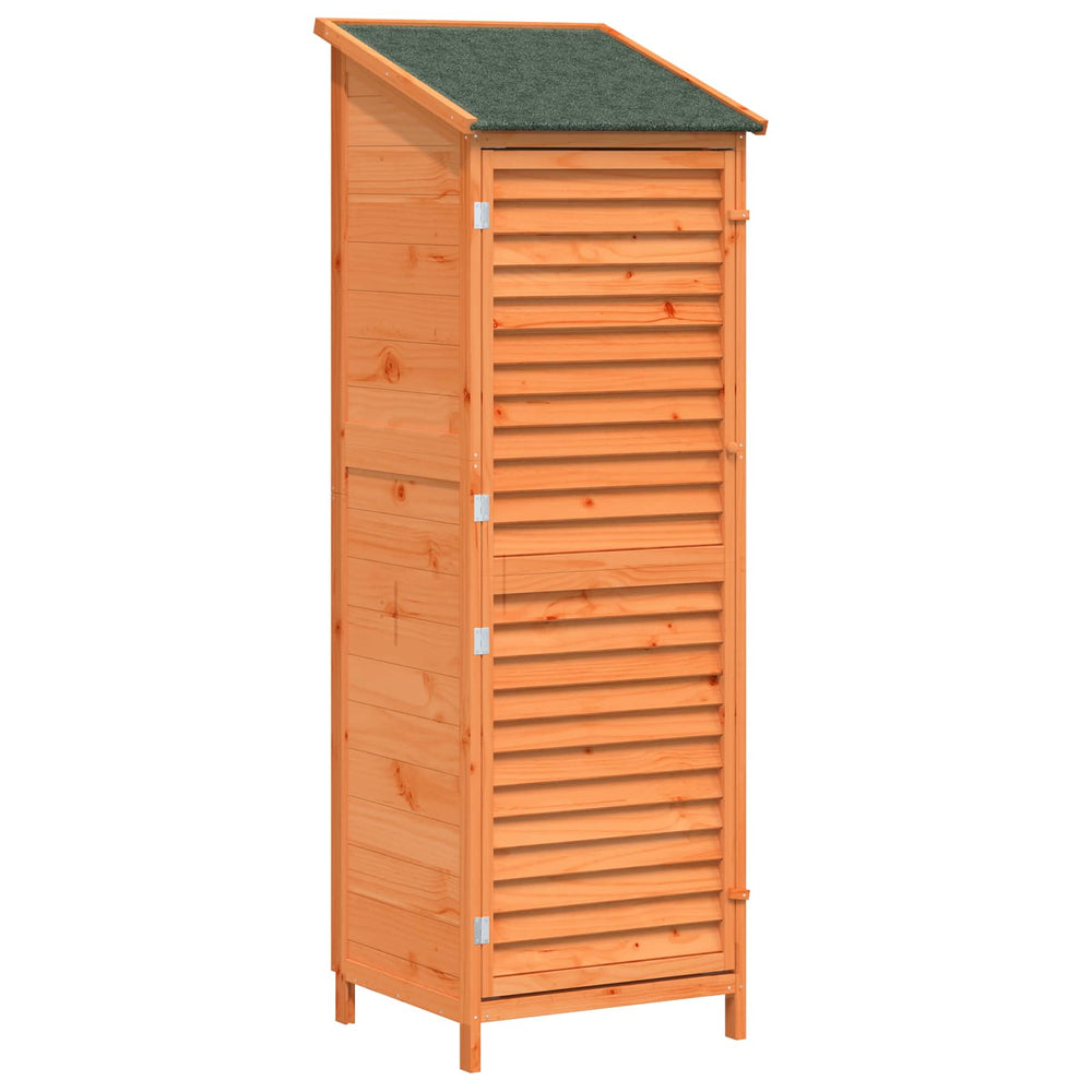 Sodo Sandėlys Ruda 59 x 56 x 176 cm Kietasis pušinis medis