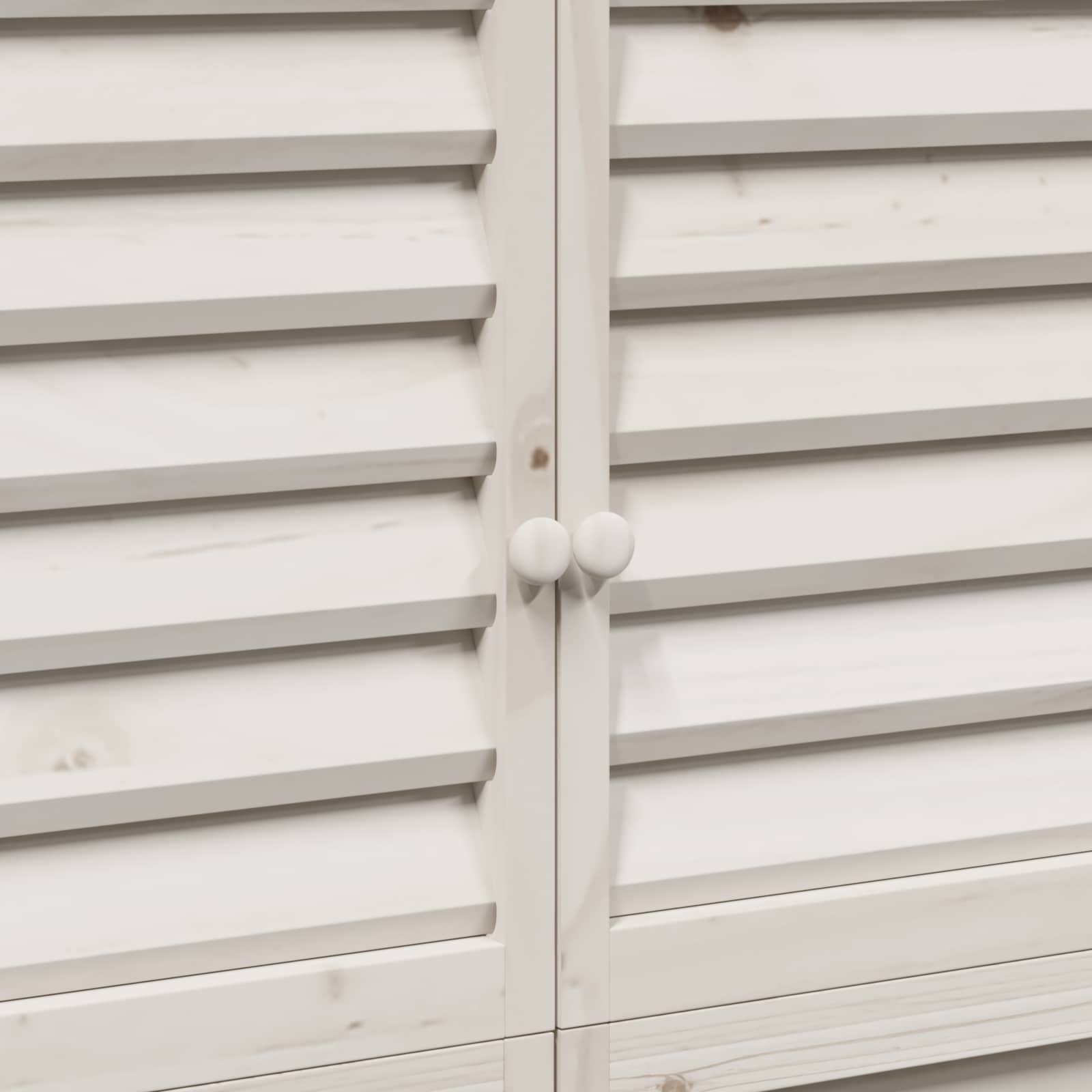 Sodo Sandėlys Balta 106 x 56 x 176,5 cm Kietasis pušinis medis