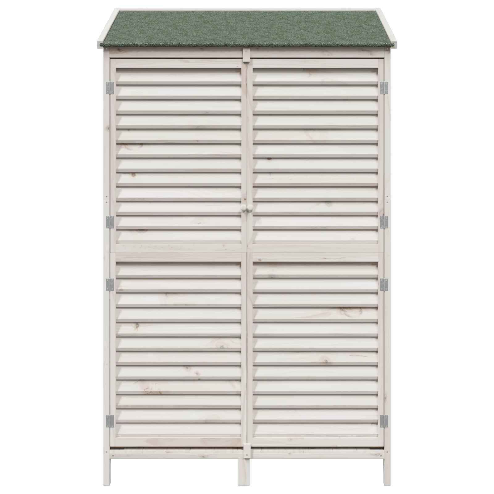 Sodo Sandėlys Balta 106 x 56 x 176,5 cm Kietasis pušinis medis