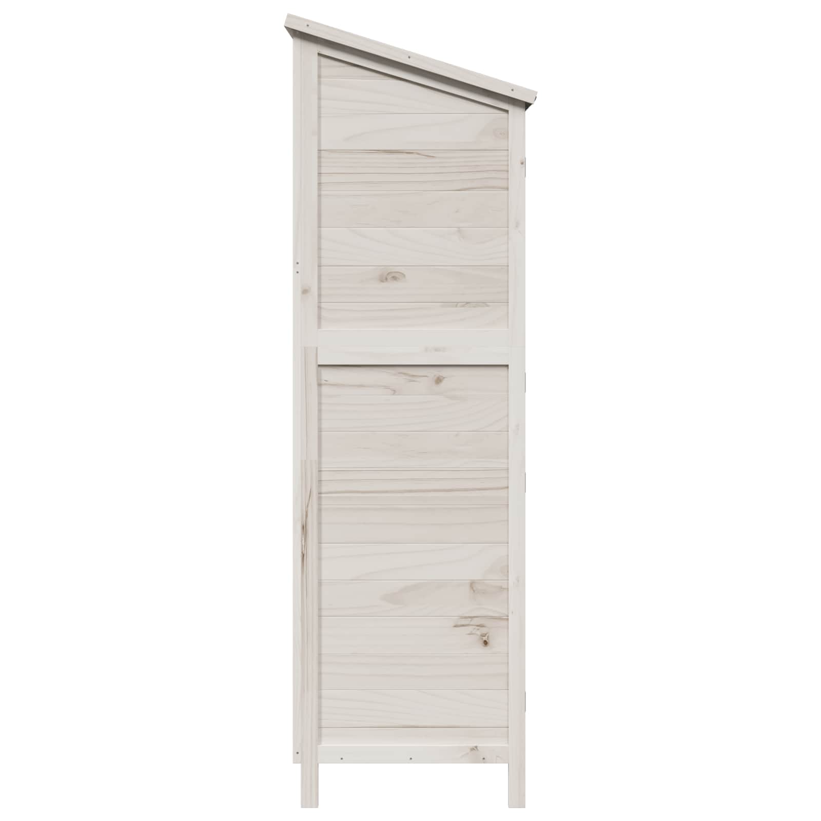 Sodo Sandėlys Balta 106 x 56 x 176,5 cm Kietasis pušinis medis