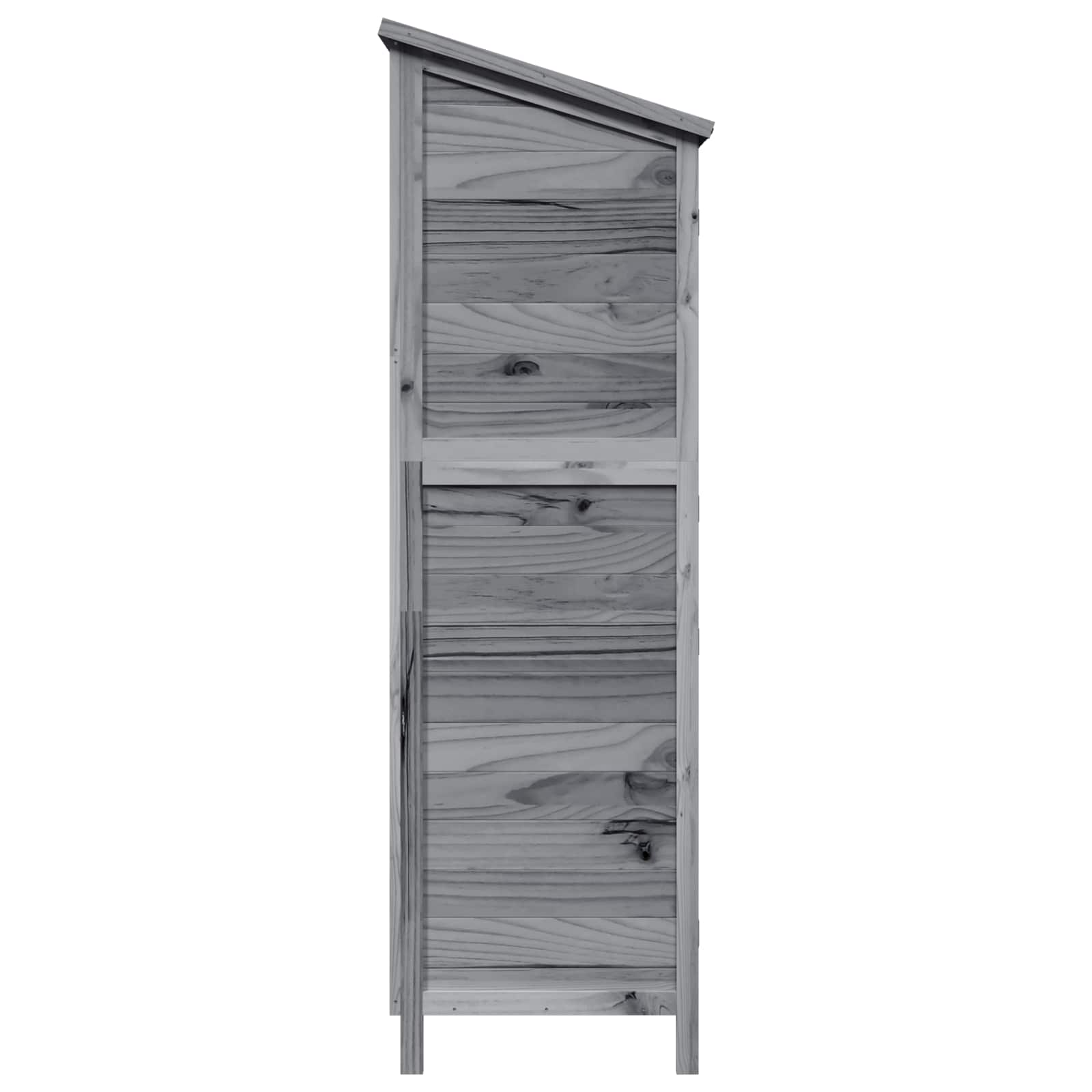 Sodo Sandėlys Pilka 106 x 56 x 176,5 cm Kietasis pušinis medis