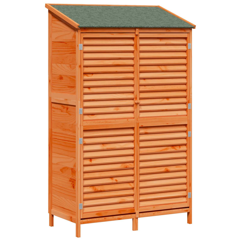 Sodo Sandėlys Ruda 106 x 56 x 176,5 cm Kietasis pušinis medis