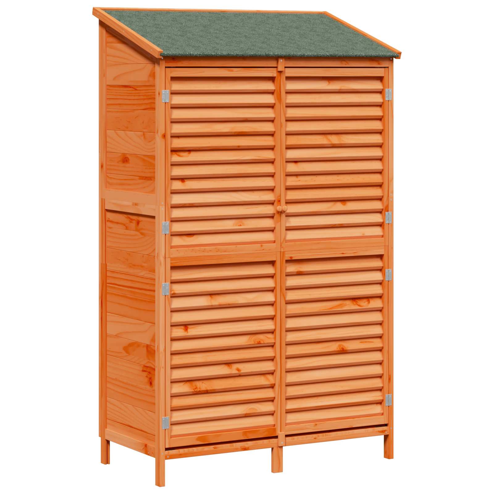 Sodo Sandėlys Ruda 106 x 56 x 176,5 cm Kietasis pušinis medis