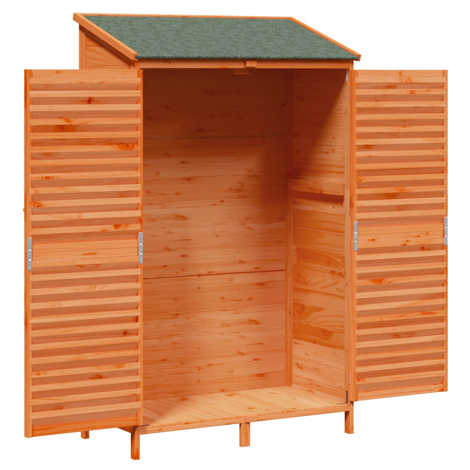 Sodo Sandėlys Ruda 106 x 56 x 176,5 cm Kietasis pušinis medis