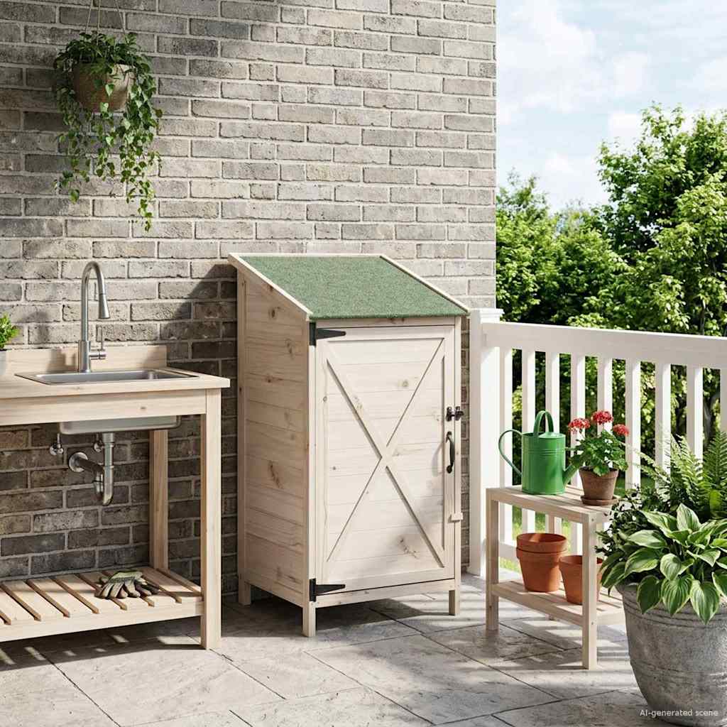 Sodo Sandėlys Balta 59,5 x 56 x 113,5 cm Apdirbta mediena