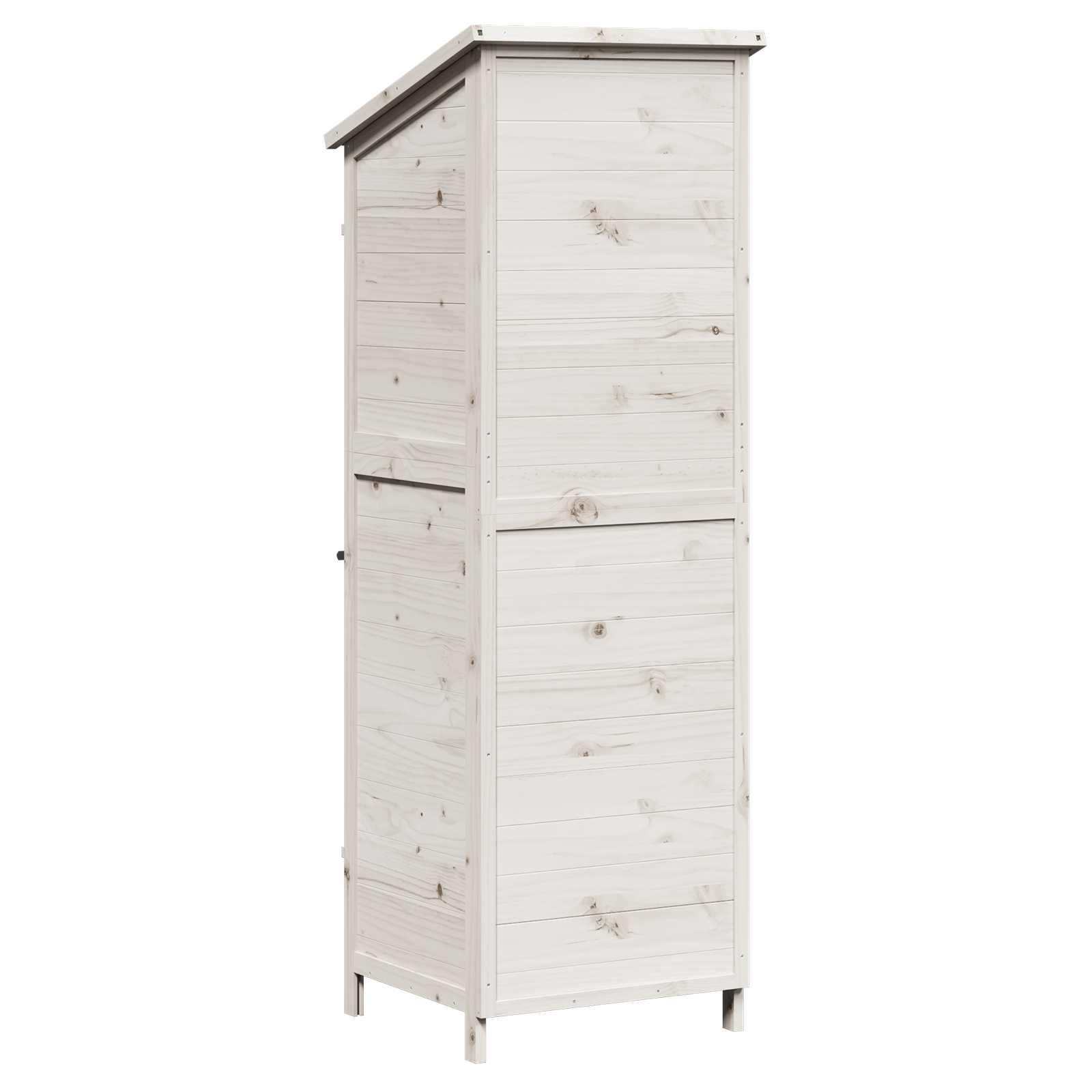 Sodo Sandėlys Balta 59,5 x 56 x 176,5 cm Apdirbta mediena