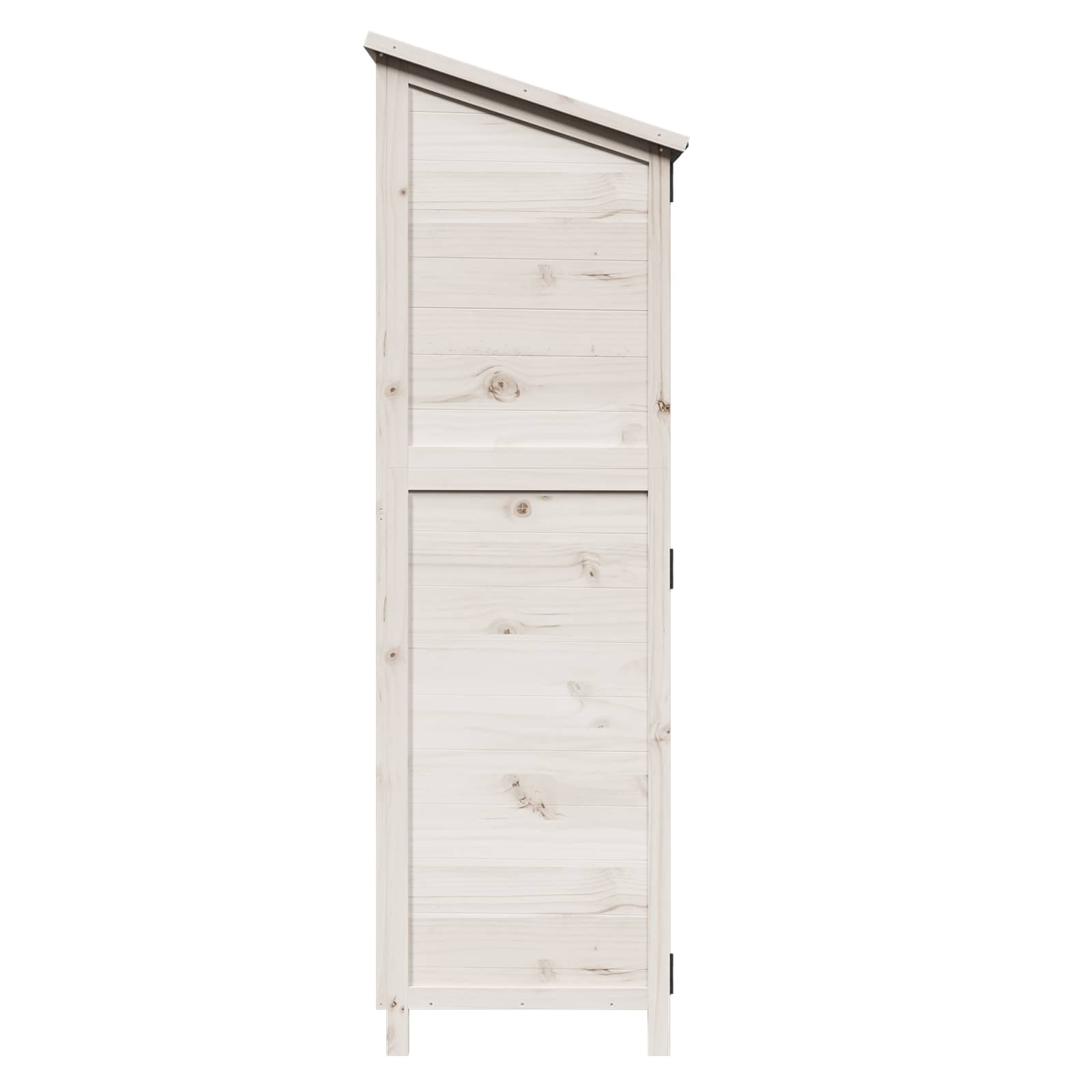 Sodo Sandėlys Balta 59,5 x 56 x 176,5 cm Apdirbta mediena