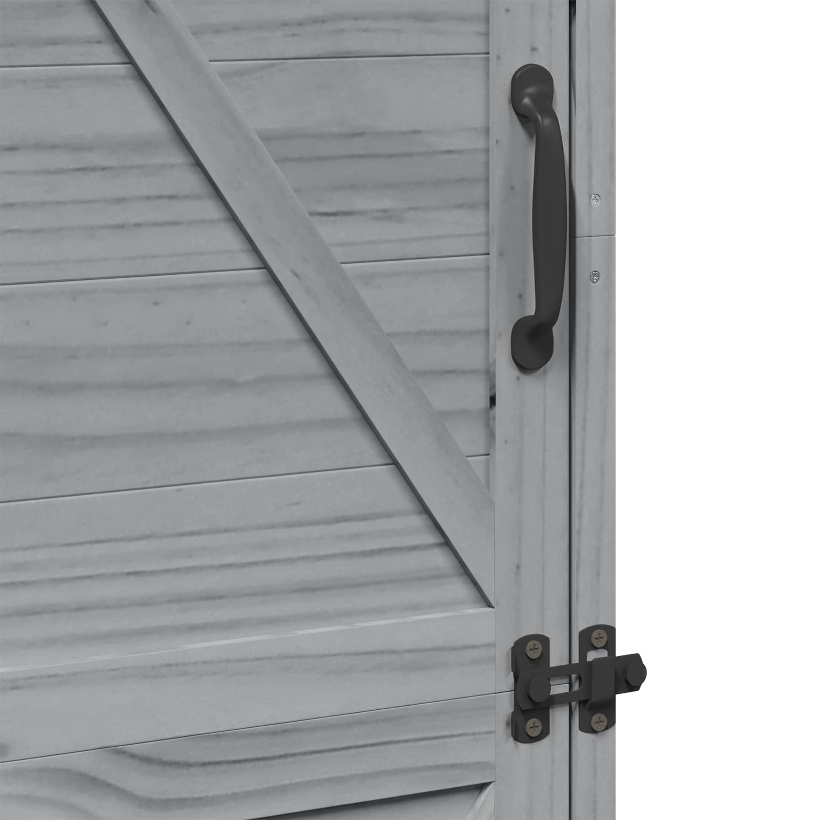 Sodo Sandėlys Pilka 59,5 x 56 x 176,5 cm Apdirbta mediena