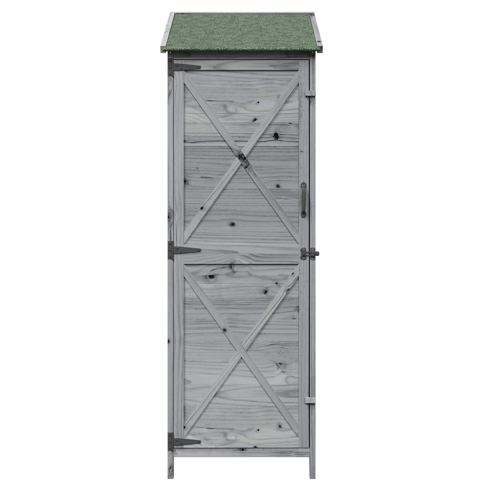 Sodo Sandėlys Pilka 59,5 x 56 x 176,5 cm Apdirbta mediena